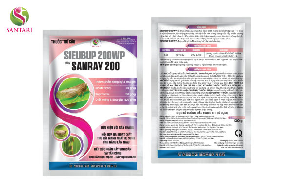 THUỐC TRỪ SÂU SIEUBUP 200WP HIỆU SANRAY 200