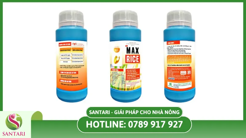Phân bón lá NPK có chất điều hòa sinh trưởng halo 26 hiệu Max Rice