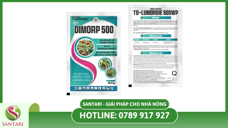 THUỐC TRỪ BỆNH TD-LUMORDIE 500WP HIỆU DIMORP 500