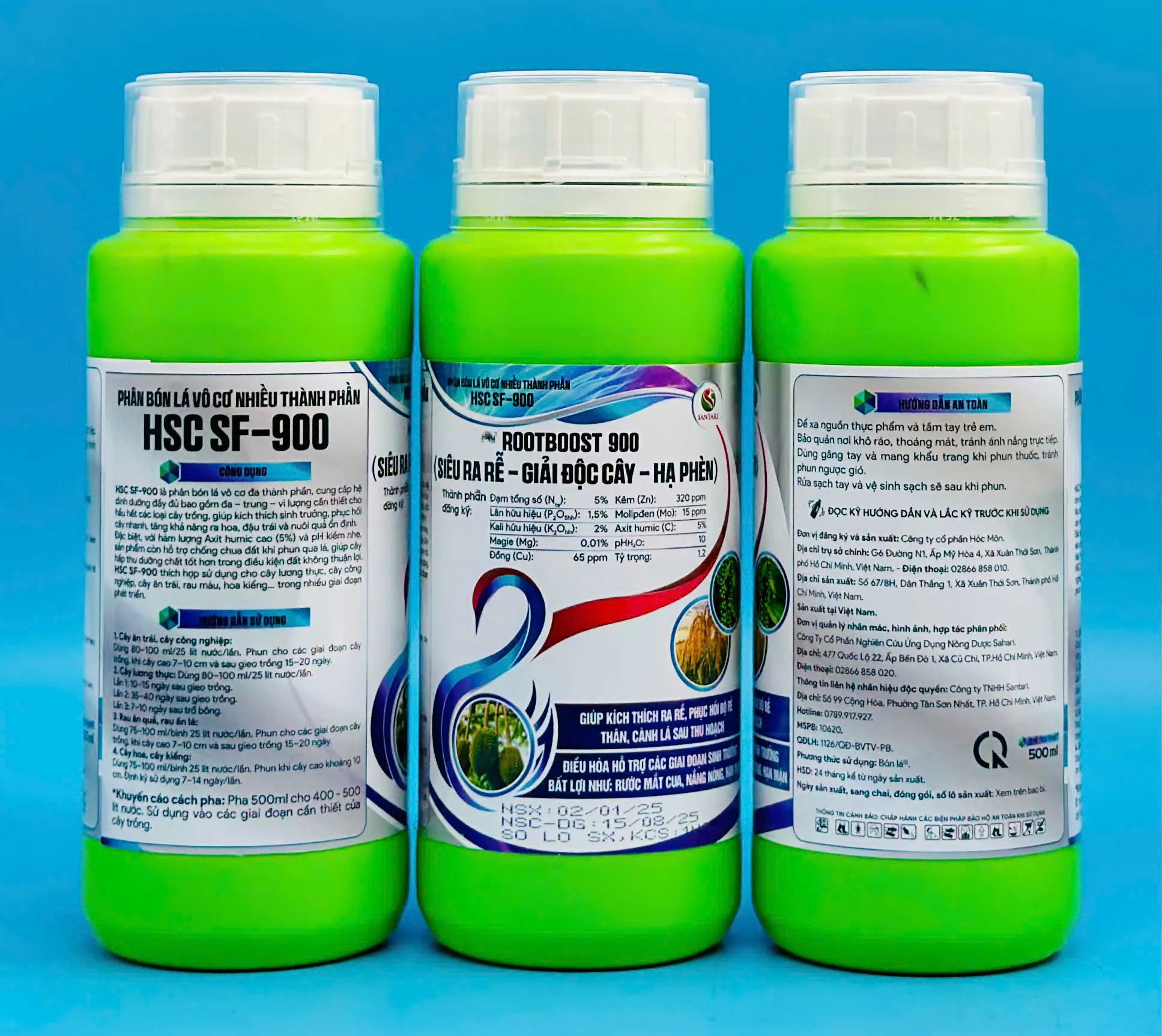 PHÂN BÓN LÁ VÔ CƠ NHIỀU THÀNH PHẦN HSC SF-900 HIỆU ROOTBOOST 900