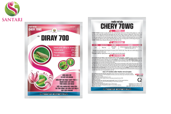 Thuốc trừ sâu CHERY 70WG Hiệu DIRAY 700