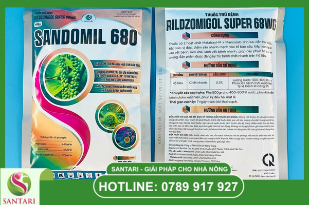 Sandomil 680 là gì? Khám phá "Combo vàng" diệt nấm