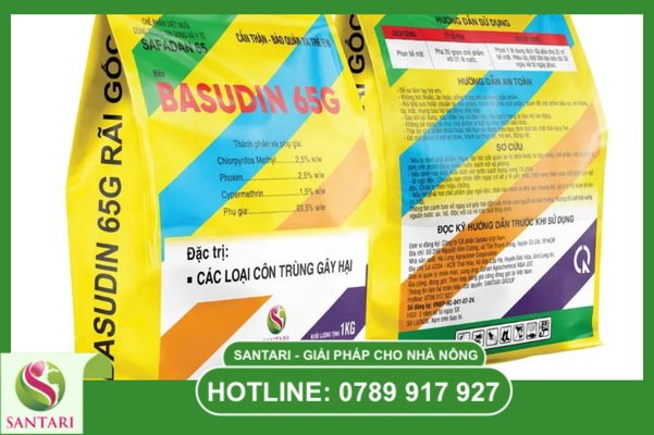 Bước 1: Cắt đứt nguồn tiếp viện với BASUDIN 65G