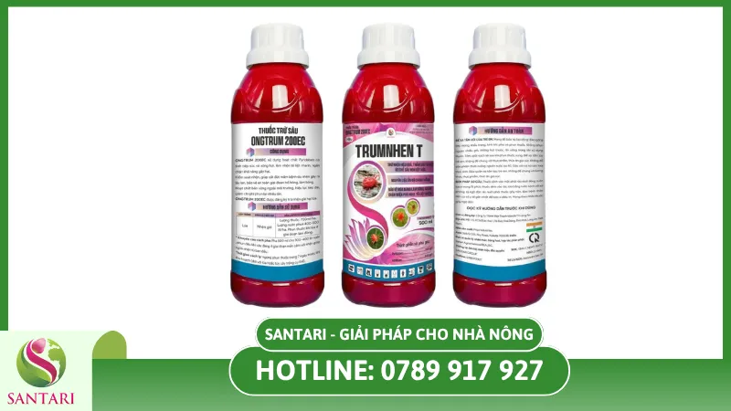 Sử dụng chế phẩm sinh học diệt côn trùng