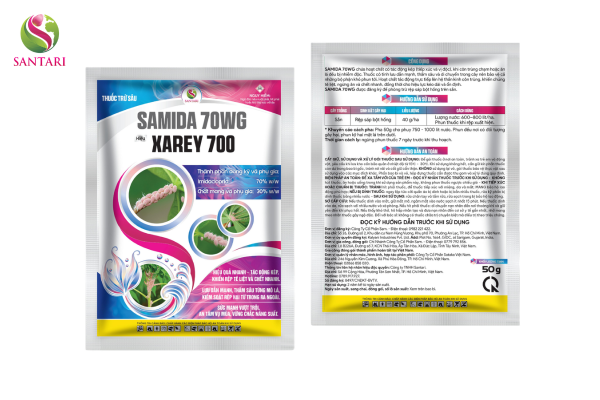 THUỐC TRỪ SÂU SAMIDA 70WG HIỆU XAREY 700